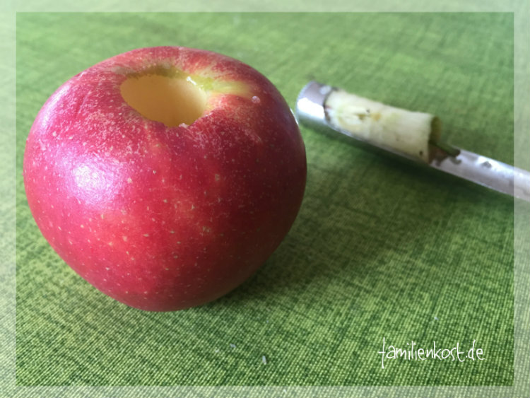Apfelgeh&auml;use entfernen