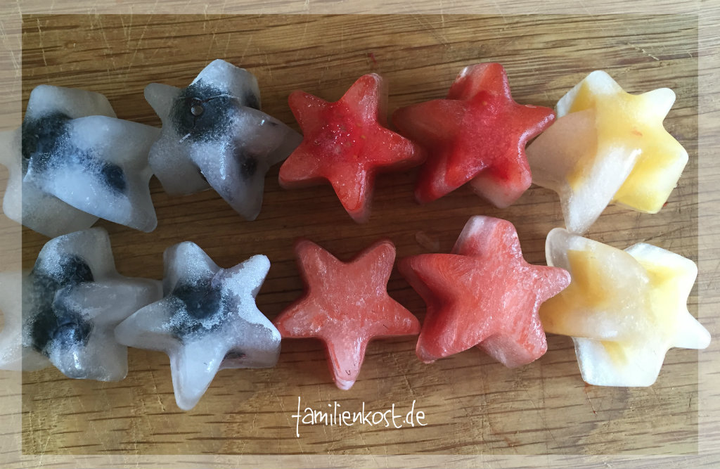 Bunte Eisw&uuml;rfel