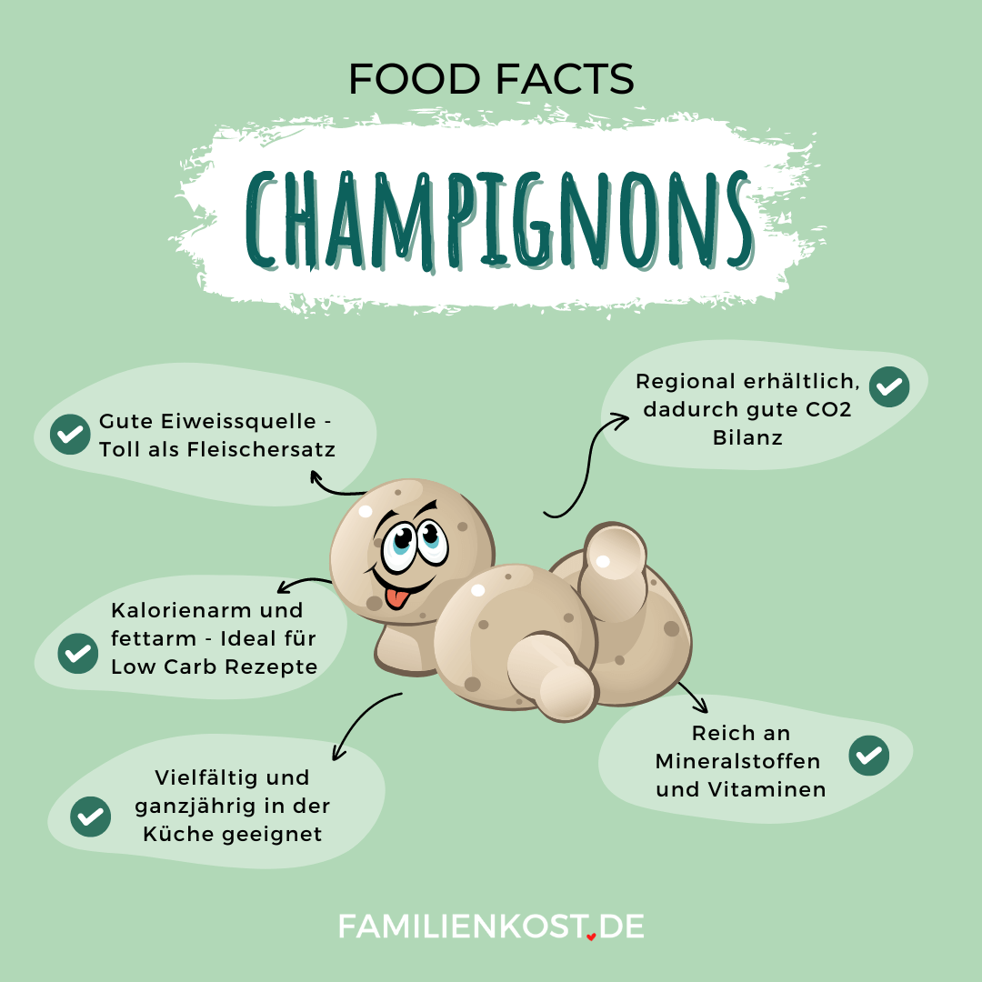 Champignon ist gesund f&uuml;r Kinder