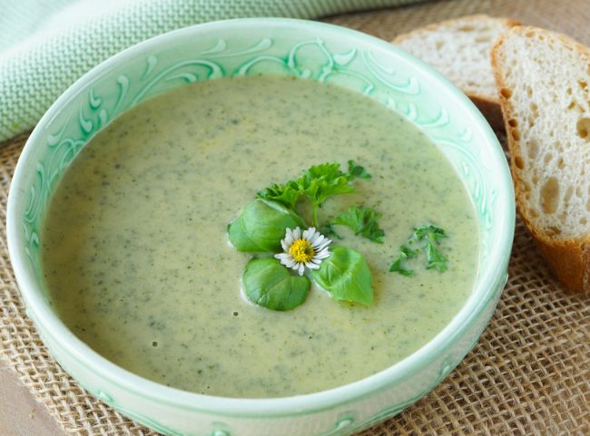 Cremige Kr&auml;utersuppe