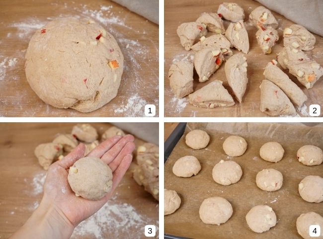 Dattelbr&ouml;tchen formen