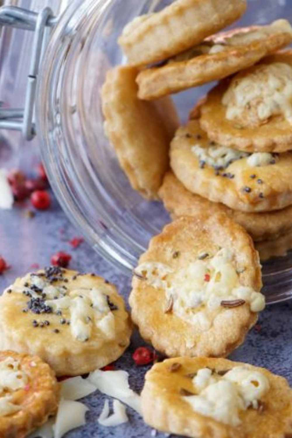 Käsekekse als herzhaftes Käsegebäck