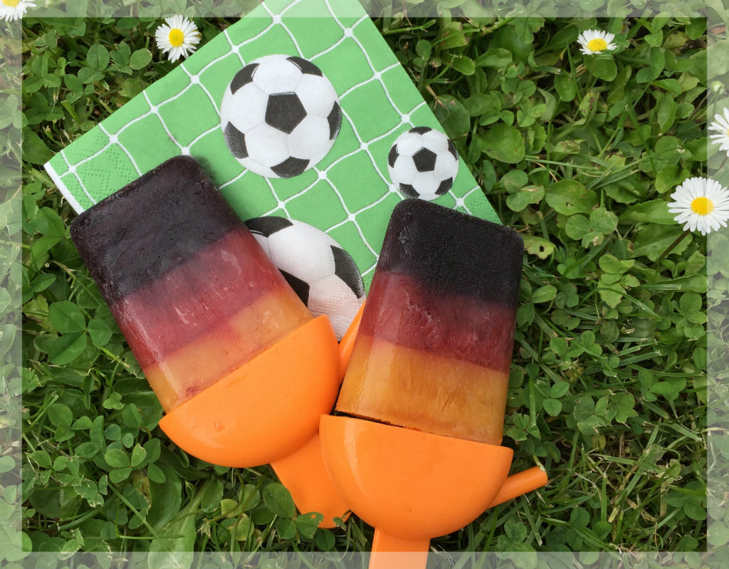 EM-WM-Eis f&uuml;r Fussballfans der deutschen Mannschaft