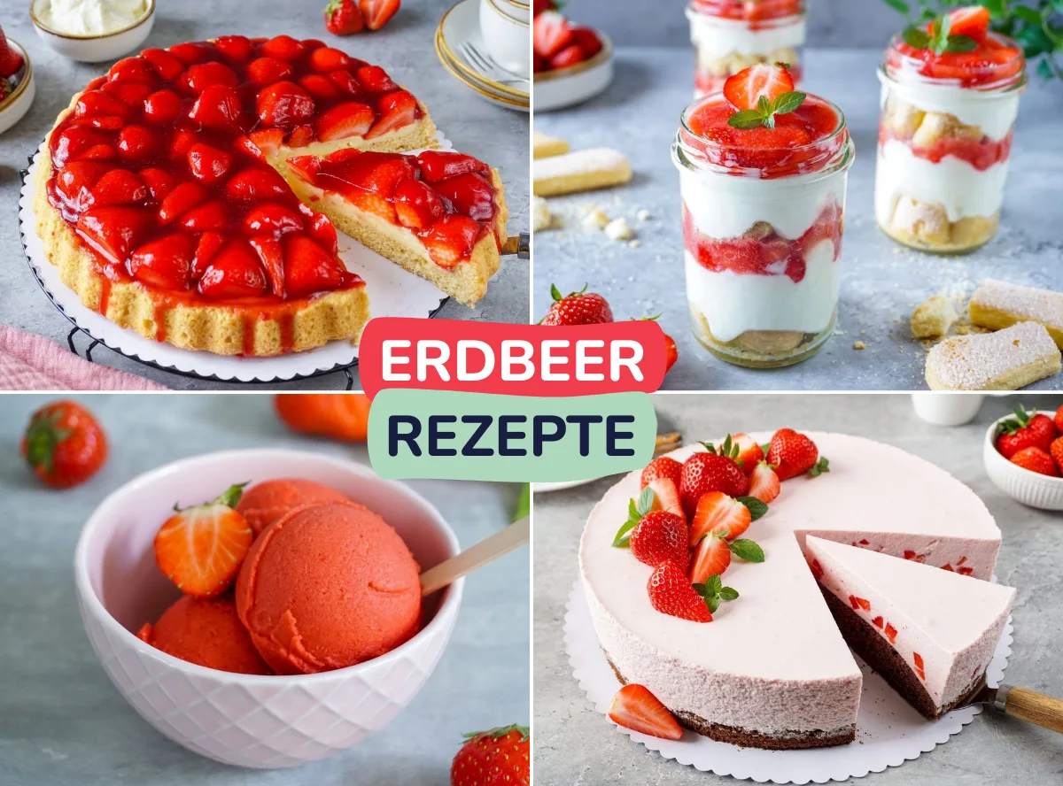 Erdbeer Rezepte | Lieblingsrezepte mit Erdbeeren 