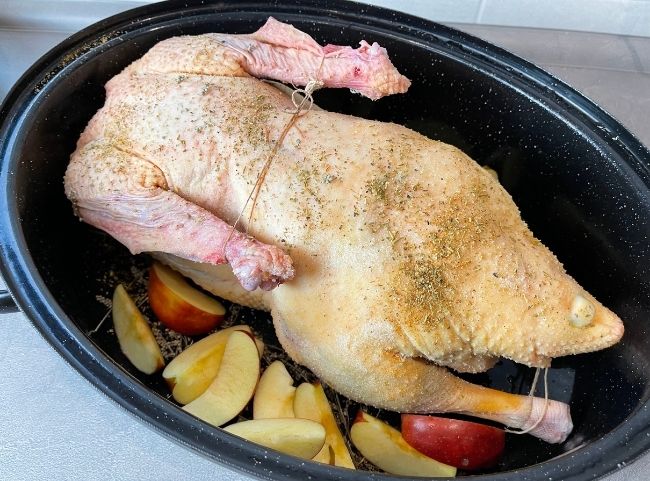 G&auml;nsebraten Rezept im Br&auml;ter