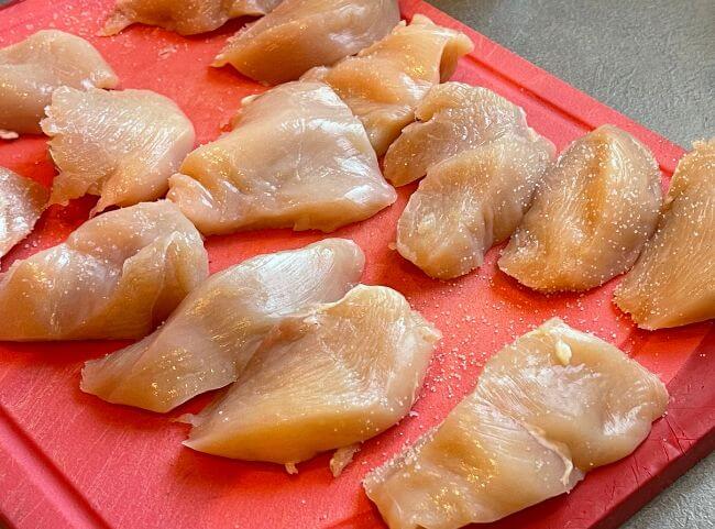 H&auml;hnchenbrust Tomate Mozzarella - H&auml;hchenbrust-St&uuml;cke w&uuml;rzen