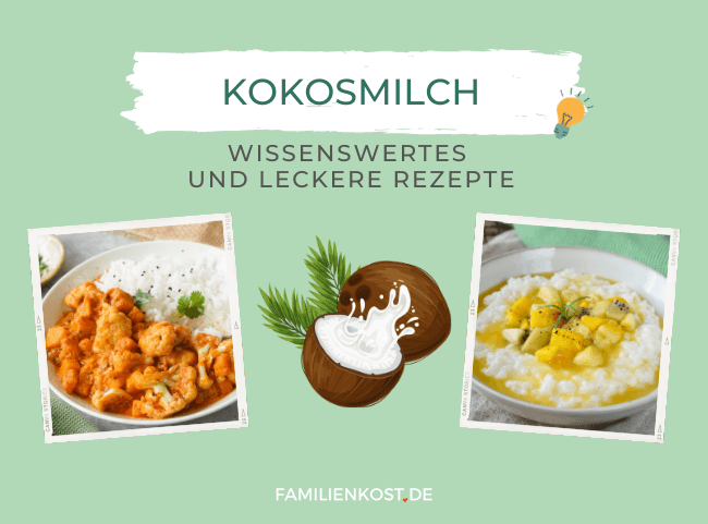 Kokosmilch in der Familienküche