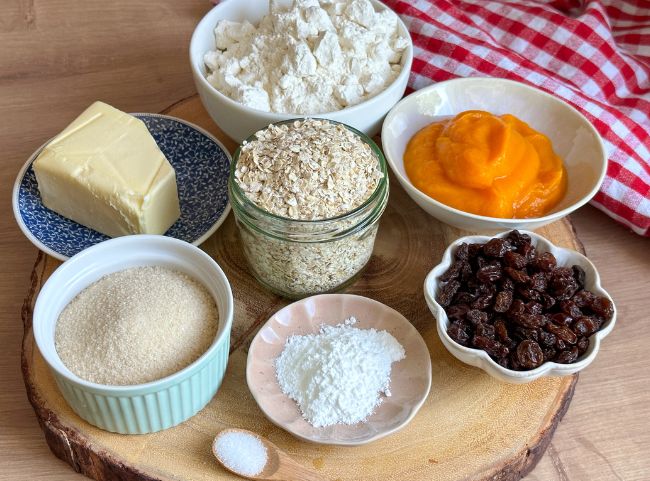 K&uuml;rbiskekse Rezept