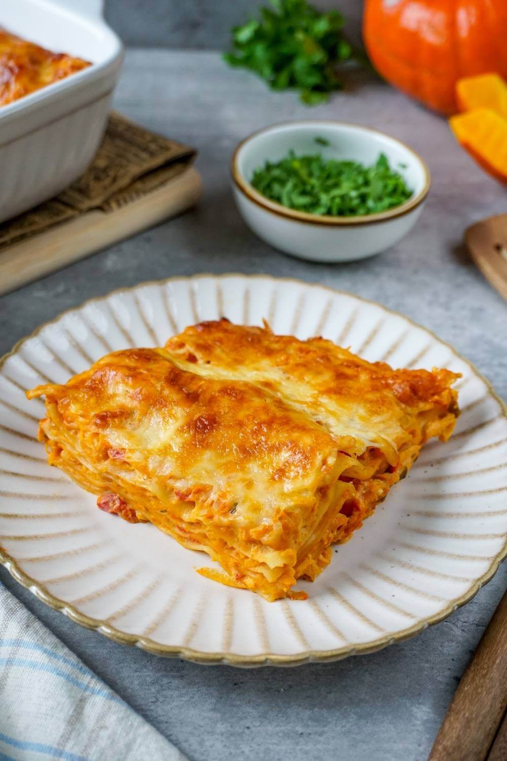 Kürbislasagne – ein vegetarischer Familien-Hit