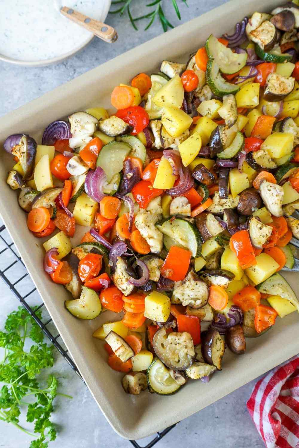Ofengemüse – einfach lecker & total gesund