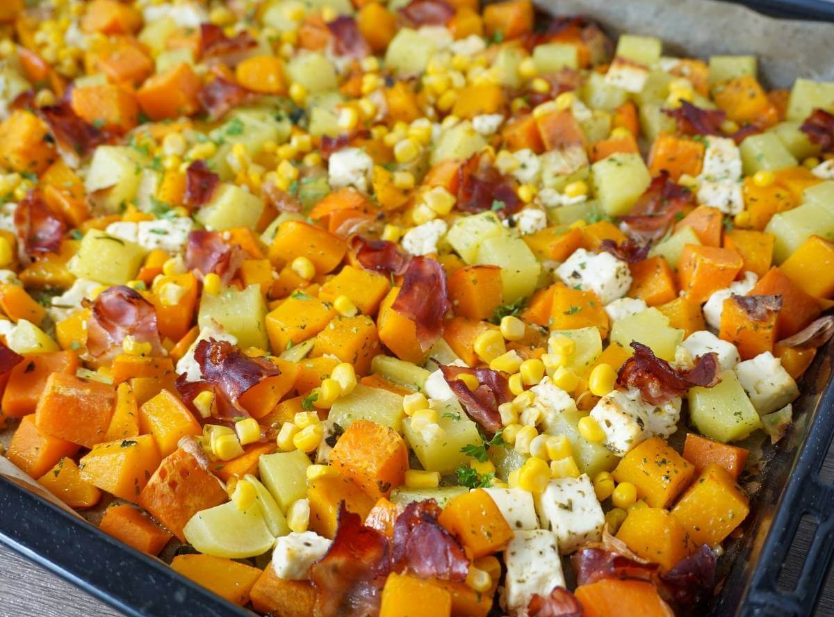 Ofengem&uuml;se mit K&uuml;rbis