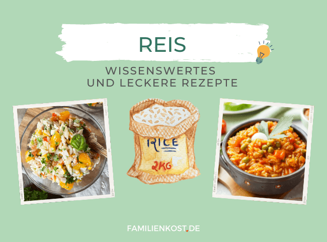 Reis in der Familienküche