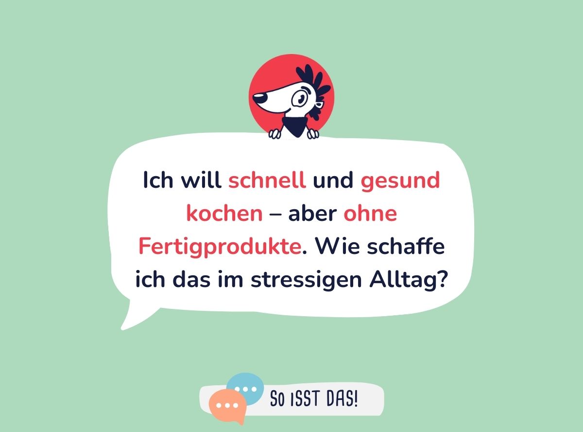 Schnell und gesund kochen ohne Fertigprodukte