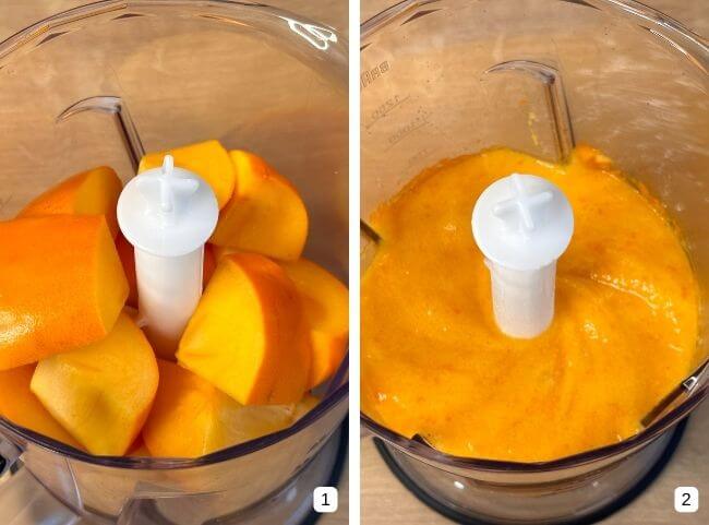 Spekulatius Dessert Kaki p&uuml;rieren