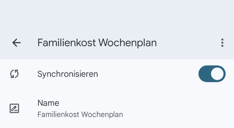 Google Kalender Einstellungen