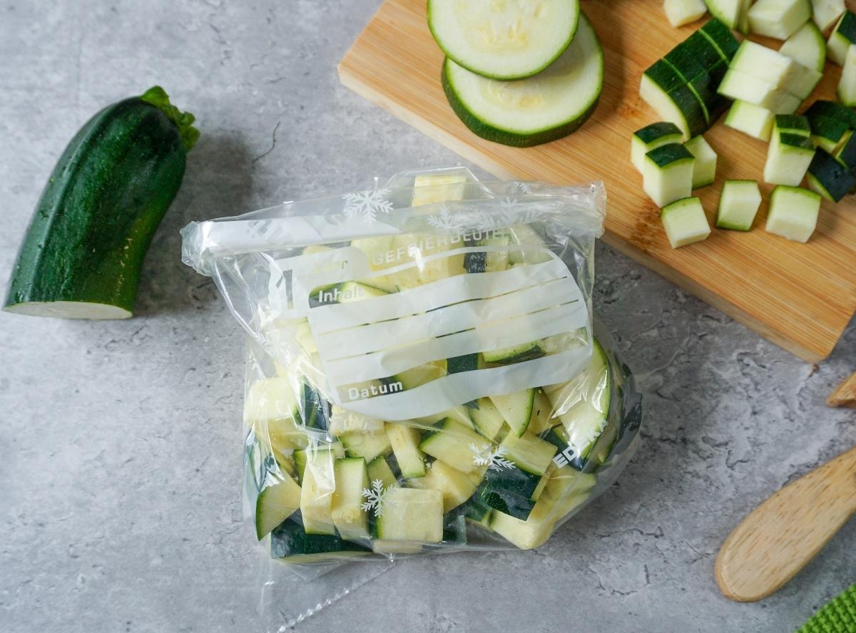 Zucchini einfrieren? Darauf solltest du achten:
